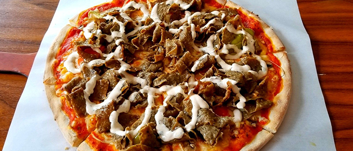 Turkish Style Doner Pizza  10" 